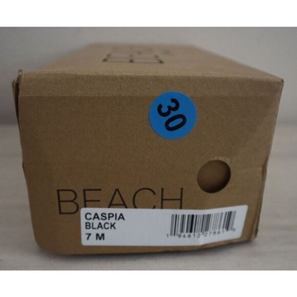 BEACH x Matisse Women's Sz 7M Black Caspia Platform Casual Slip-On Sandals - Picture 12 of 12